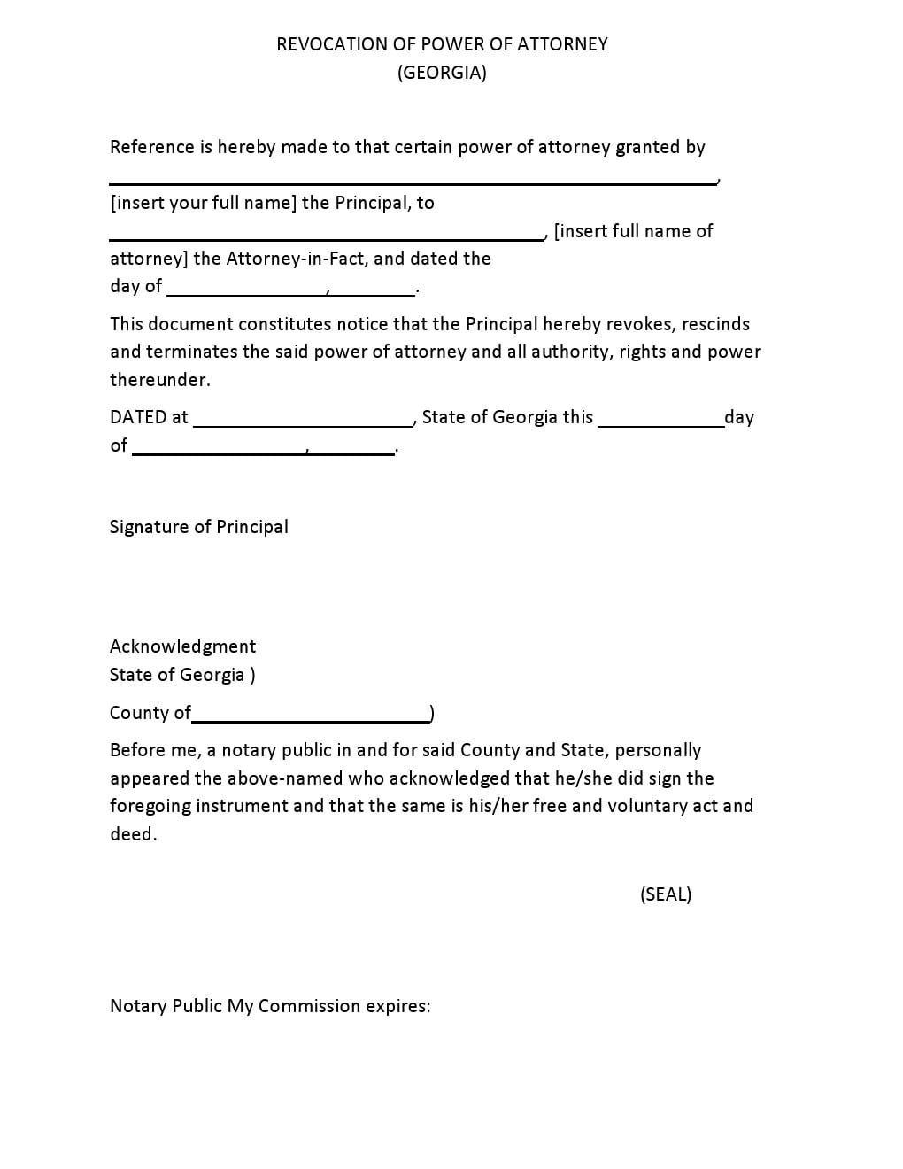 free-georgia-revocation-power-of-attorney-form-adobe-pdf-word