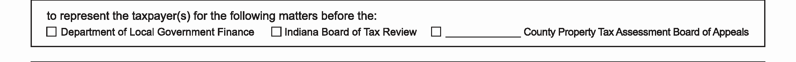 Indiana Tax Power of Attorney (Form 23261) (R76-10)